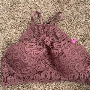 Pink Victoria’s Secret Laced Push-up Brallete